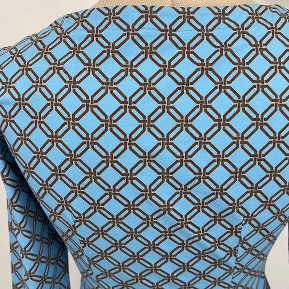 J.McLaughlin Catalina Cloth Square‎ Neck MIDI Pullover Dress Pockets Blue XS - Picture 9 of 13